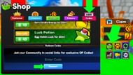 The Shop tab is just below your Energy counter (Image via Roblox)